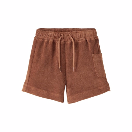 NAME IT Bløde Shorts Hikky Pecan Pie