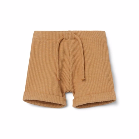 11: LIL ATELIER Løse Shorts Rajo Iced Coffee