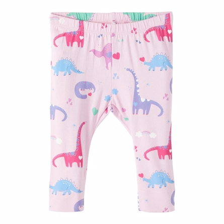 NAME IT Dino Leggings Baba Pink Lavender