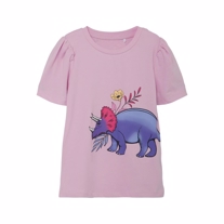 NAME IT Dino Tee Hennas Pink Lavender