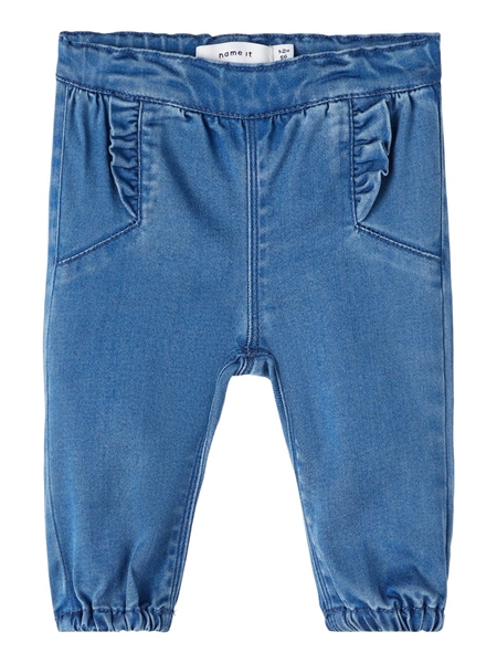 Fortære dechifrere redaktionelle NAME IT Baby Flæse Jeans Bella Medium Blue