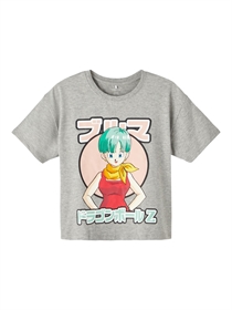 NAME IT Dragonball Tee Desi Grey Melange