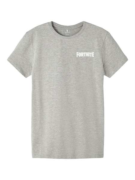 NAME IT Fortnite T-shirt Fin Grey Melange