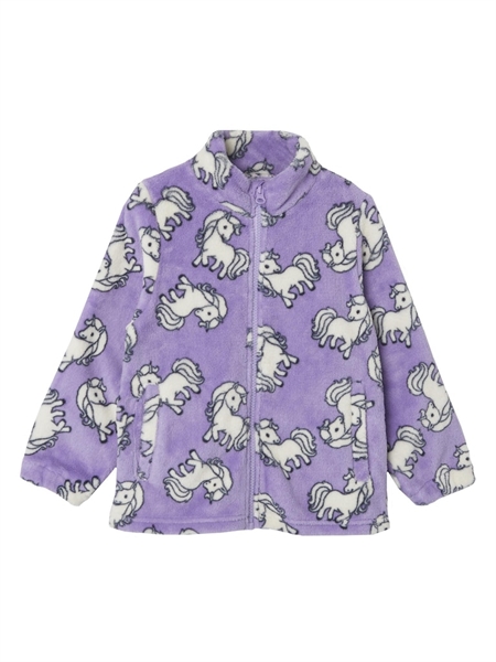 NAME IT Unicorn Teddy Cardigan Nicole Sand Verbena