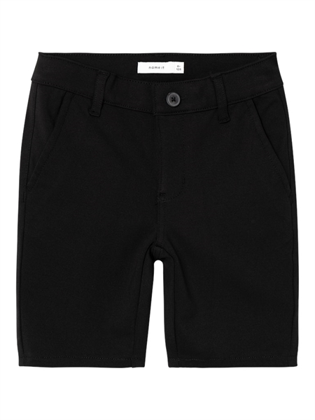 NAME IT Bløde Chino Shorts Silas Black