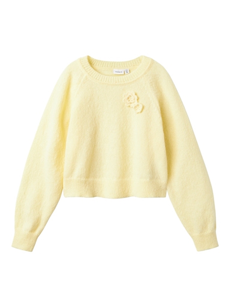 Name It Striktrøje - Blue Pastel Yellow