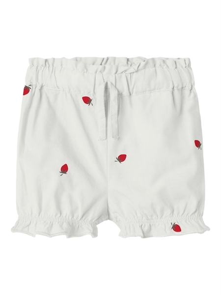 Name It Shorts Derilla Bright White Strawberry
