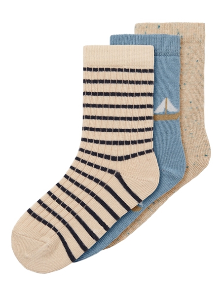 NAME IT 3-Pak Strømper Fesom Spring Lake billede