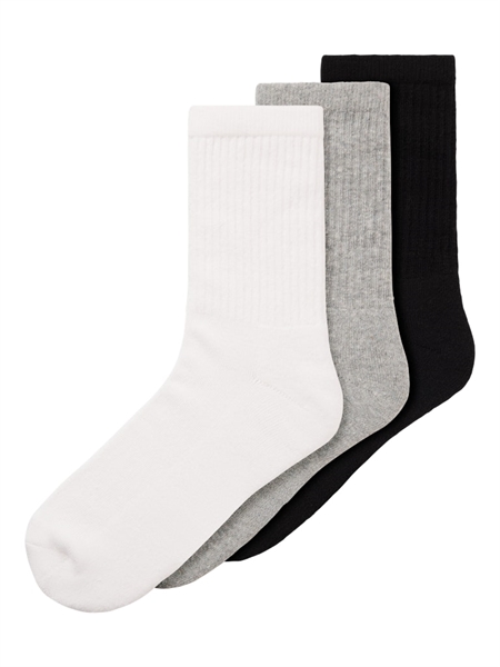 Name It 3-pak Tennissokker Solid Bright White