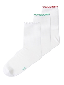 NAME IT 3-Pak Strømper Dina Bright White