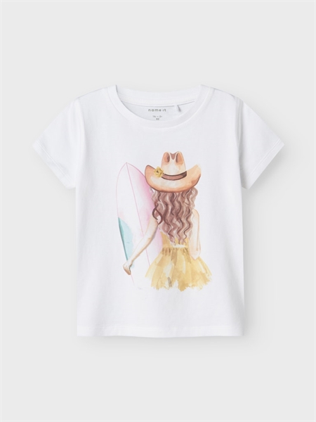 NAME IT T-shirt Hattie Bright White