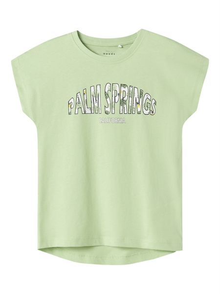 Name It Top Mørk Sapphire Med Paris Print - Str. 9-10y 134/140cm