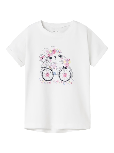 NAME IT T-Shirt Vix Bright White billede