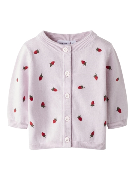 NAME IT Baby Strik Cardigan Light Lilac