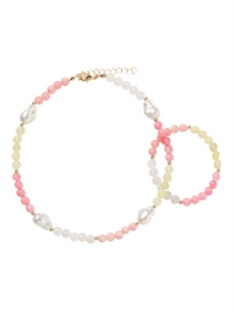 NAME IT Smykke Sæt Sumia Cameo Pink