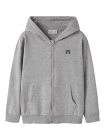 NAME IT Sweat Cardigan Valon Grey Melange