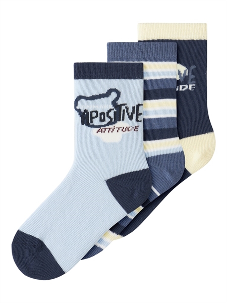 NAME IT 3-Pak Strømper Darvin Navy Blazer