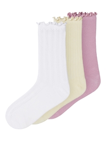NAME IT 3-Pak Strømper Diza Pear Sorbet
