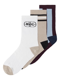 NAME IT 3-Pak Strømper Frede Chateau Gray