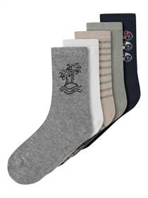 NAME IT 5-Pak Strømper Vagn Shadow