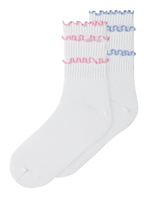 NAME IT 2-Pak Strømper Janil Bright White