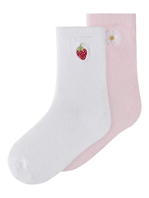 NAME IT 2-Pak Strømper Juliso Cradle Pink billede