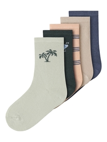 NAME IT 5-Pak Strømper Vagn Chateau Gray