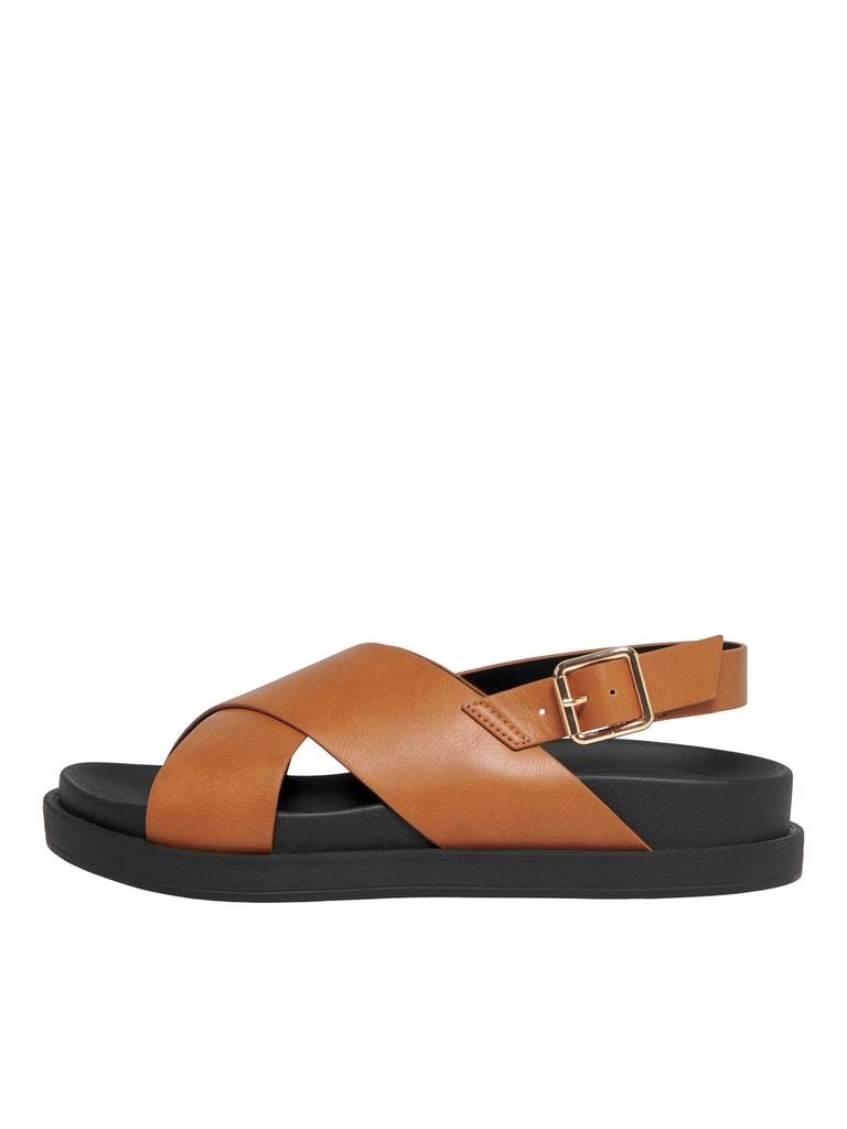 skinke arbejde Afrika ONLY Slingback Sandaler Minnie Cognac