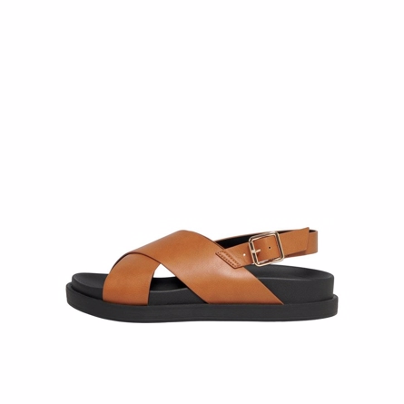 ONLY Slingback Sandaler Minnie Cognac