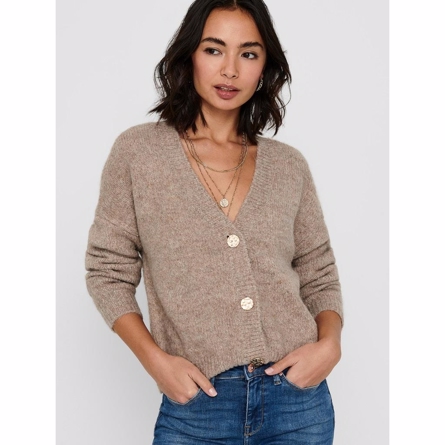 ONLY Strikket Cardigan Zoey Woodsmoke
