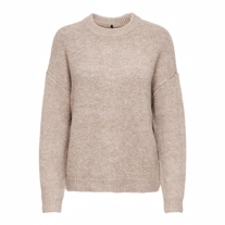 ONLY Strikket Pullover Zoey Woodsmoke