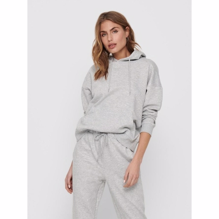 ONLY Sweatshirt Feel Life Light Grey Melange