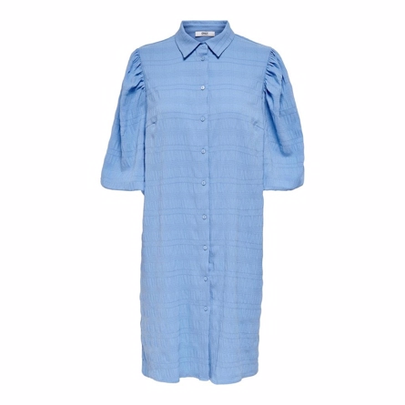 ONLY Skjorte Kjole Olivia Bonnie Blue