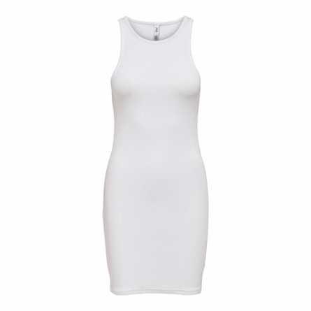 Billede af ONLY Rib Kjole Kenya White