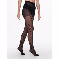 ONLY Tights Rosa Black Multi