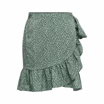 ONLY Wrap Nederdel Olivia Chinois Green