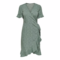 ONLY Wrap Kjole Olivia Chinois Green