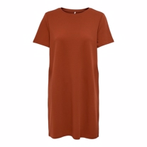 ONLY T-shirt Kjole Tina Burnt Henna