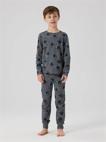 NAME IT Natsæt Mel Skull Dark grey