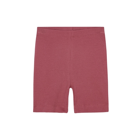 Se BIRKHOLM Rib Shorts Rabarber Rosa hos Smartkidz.dk