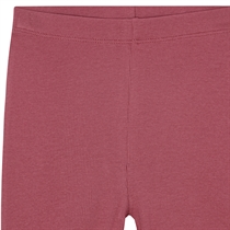 BIRKHOLM Rib Shorts Rabarber Rosa