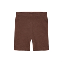 BIRKHOLM Rib Shorts Kastanje Brun