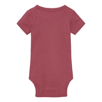 BIRKHOLM Kortærmet Rib Body Rabarber Rosa