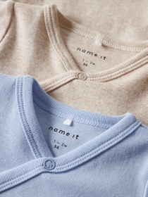 NAME IT 2-Pak Wrap Body Chambray Blue
