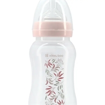 KIKKABOO Sutteflaske  Pink Tropical Leaves