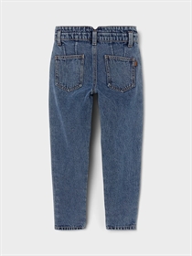NAME IT High Waist Mom Jeans Bella Medium Blue