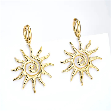 ELINE L\'ATELIER Vandfaste Sol Øreringe 
