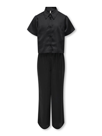 ONLY KIDS Satin Natsæt Sarah Black