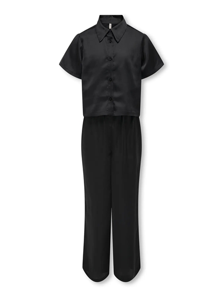 ONLY KIDS Satin Natsæt Sarah Black