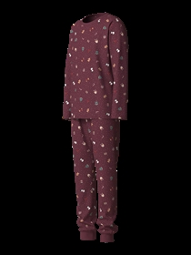 NAME IT Jule Natsæt Vismas Burgundy